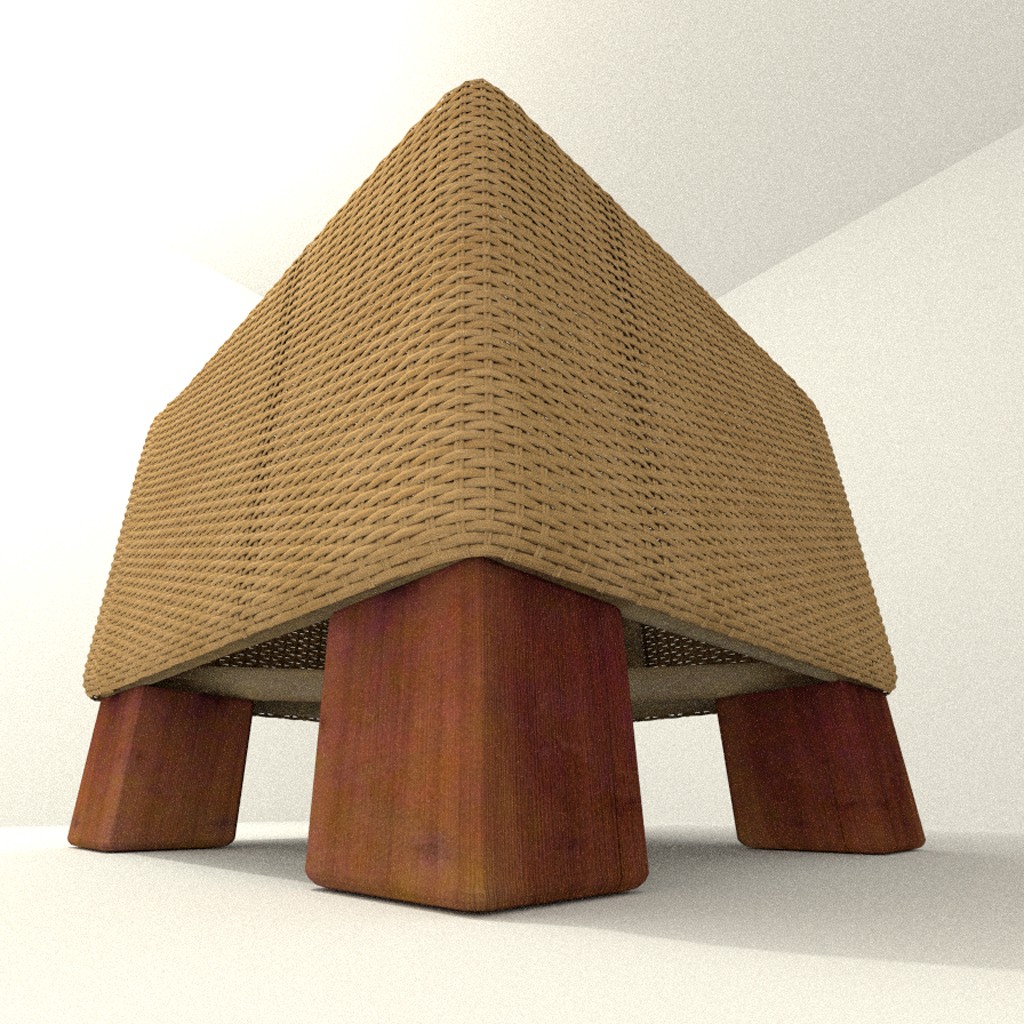 Basket Stool  preview image 1